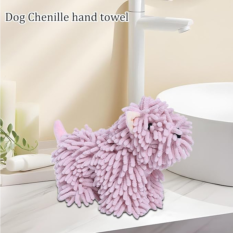 Cute Puppy Shaped Towel - Image 4