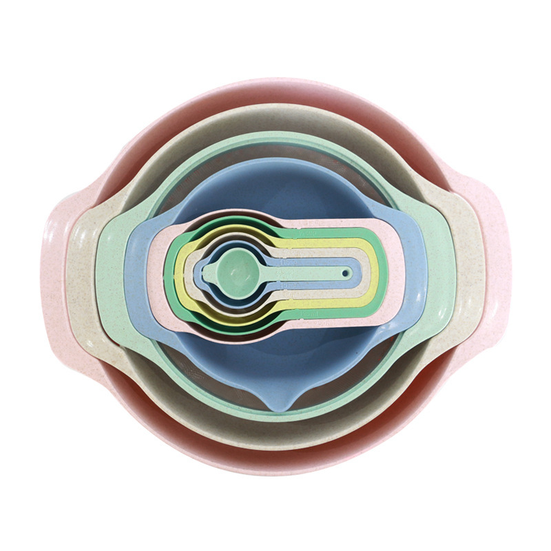 Rainbow Cooking Prep Nesting Bowl Set - Image 6