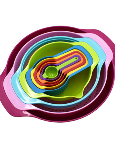 Rainbow Cooking Prep Nesting Bowl Set