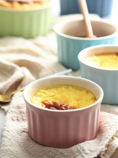 Solid Color Ceramic Baking Ramekin