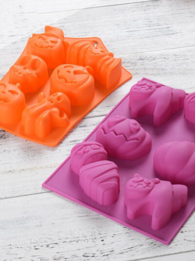 Halloween Shapes, Jack o Lantern Pumpkin Silicone Baking Mold