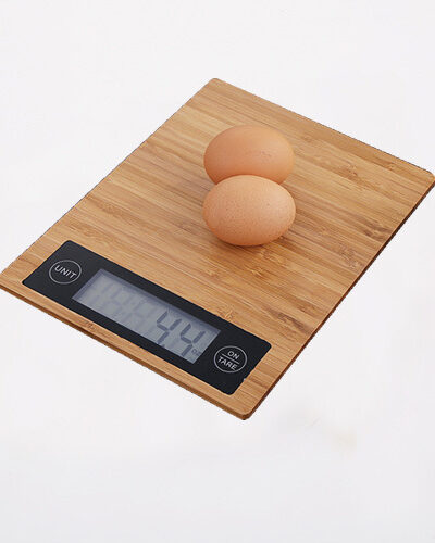 Bamboo Multifunctional Kitchen Weighing Scale