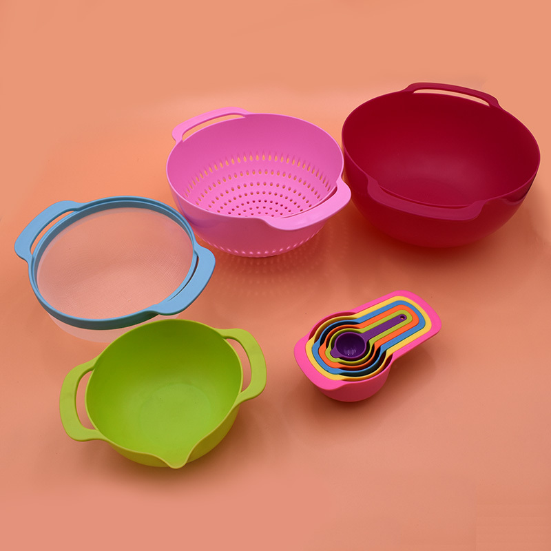 Rainbow Cooking Prep Nesting Bowl Set - Image 2