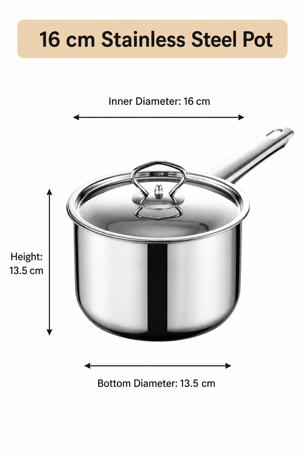 Stainless Steel Cookware 15 piece Set - Image 8
