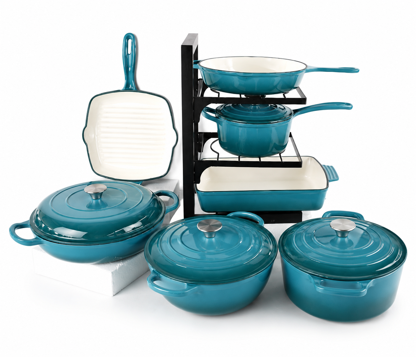 Cast Iron Enamel Cookware - Image 3
