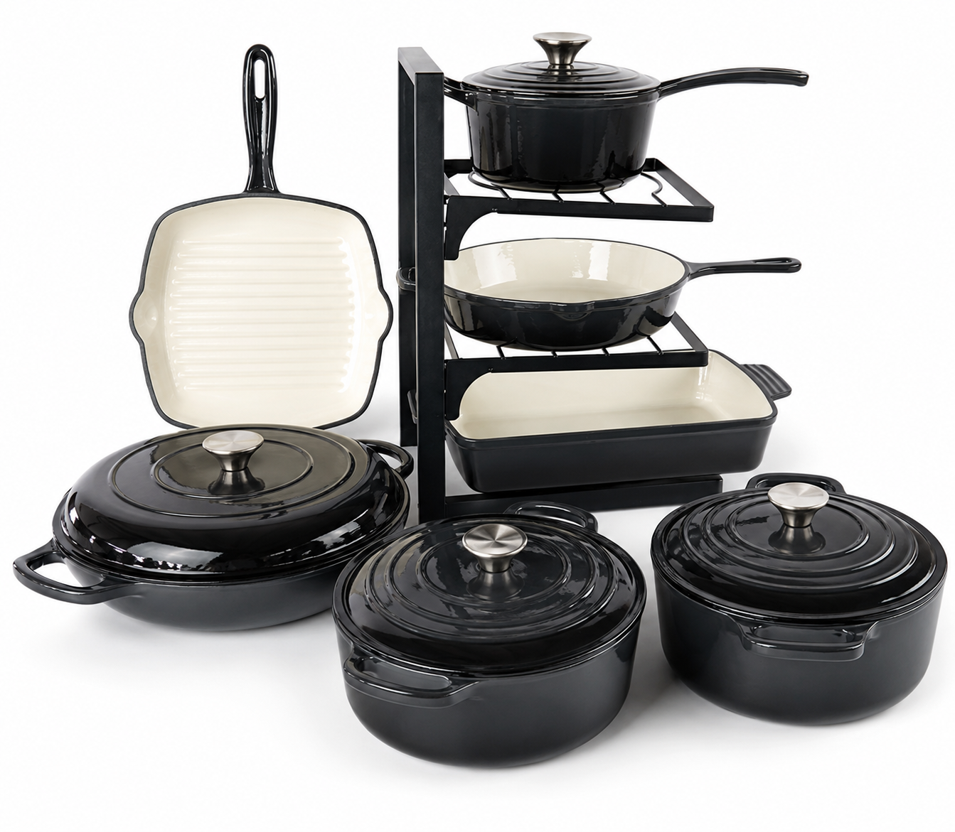 Cast Iron Enamel Cookware - Image 4