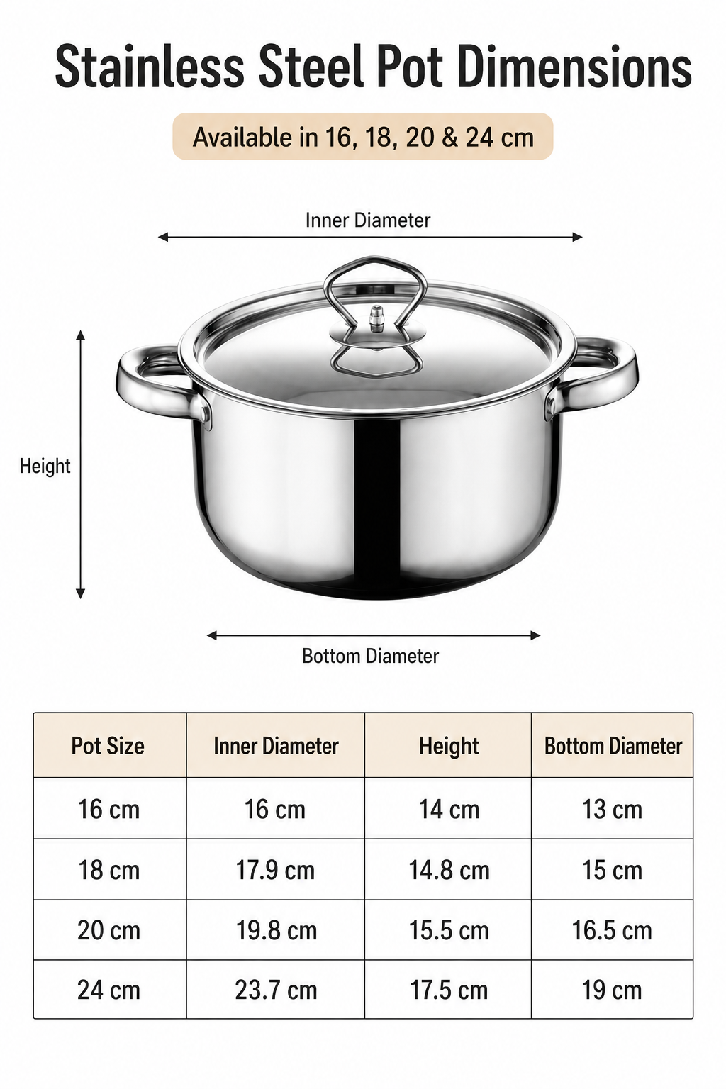 Stainless Steel Cookware 15 piece Set - Image 7