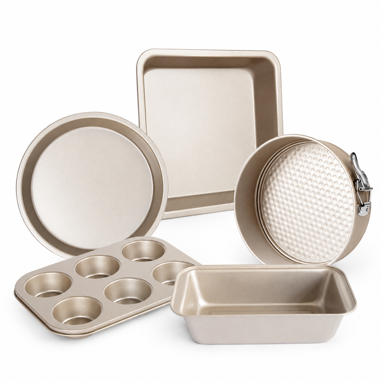 Golden Champaign Baking Set