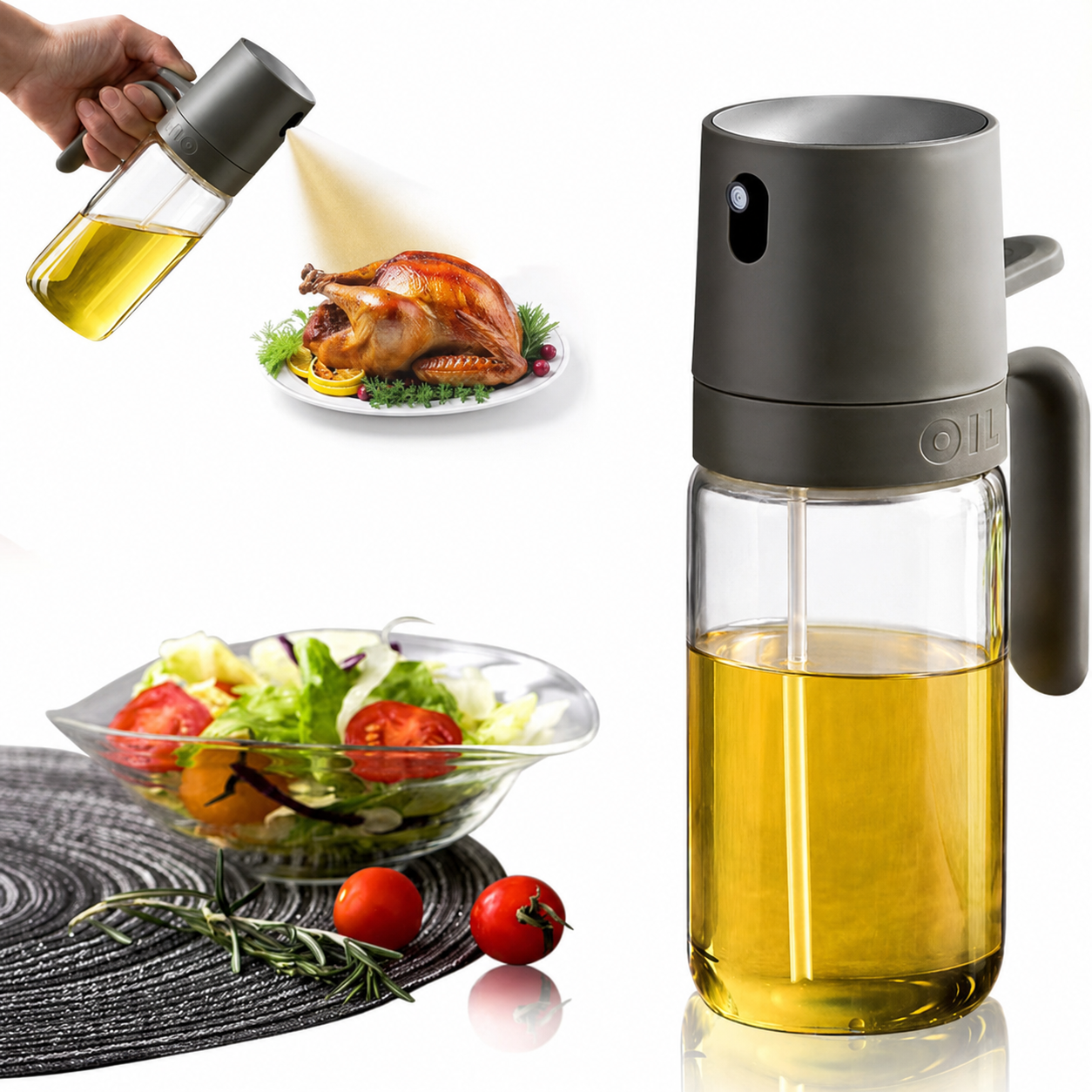 Glass Oil Sprayer Bottle