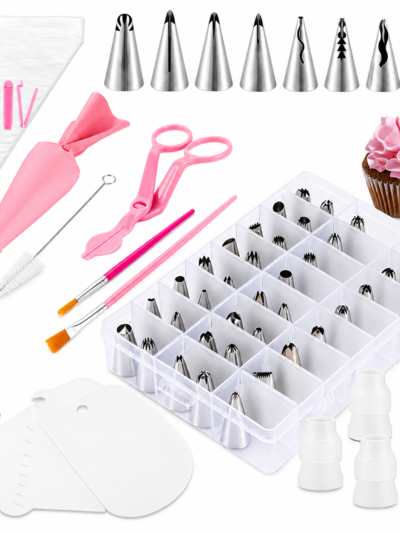 Stainless Steel Cake Decorating Piping Tips Set
