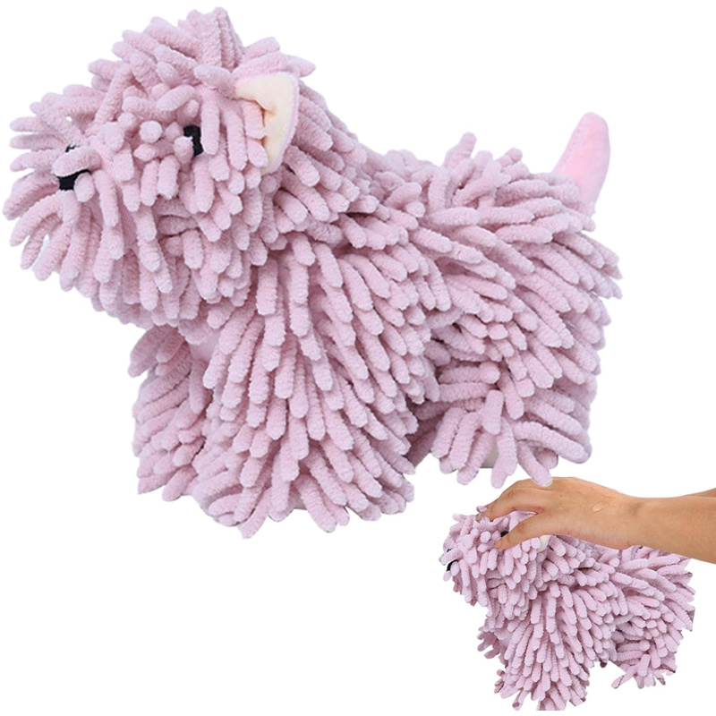 Cute Puppy Shaped Towel - Image 2