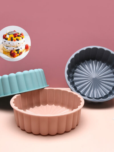 Silicone Sunflower Round Cake Baking Mold
