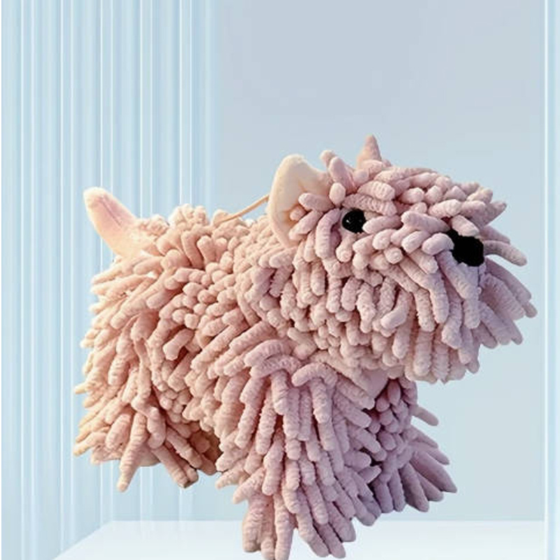 Cute Puppy Shaped Towel - Image 3