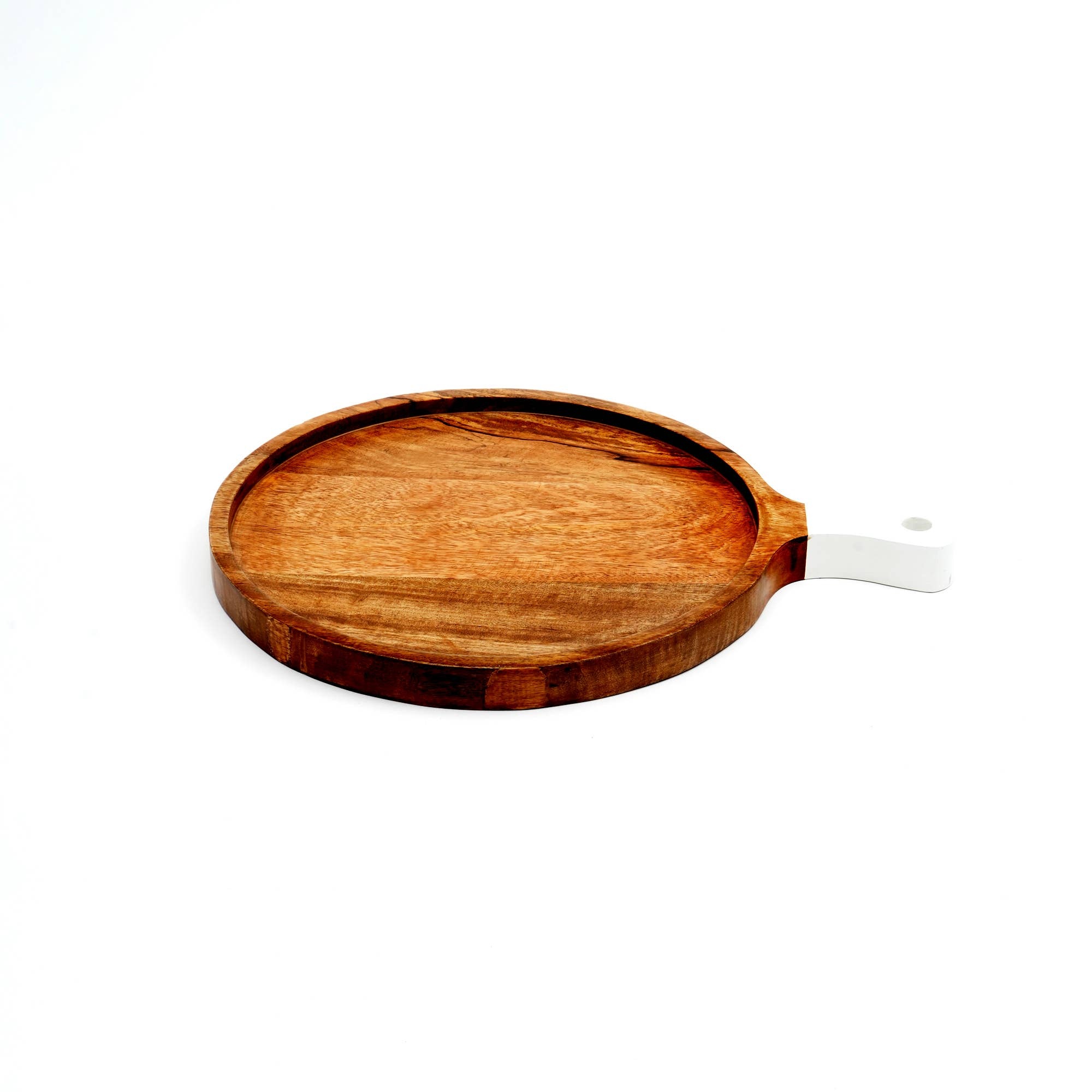 Rustic Oak Wooden Cheese Board - Image 4
