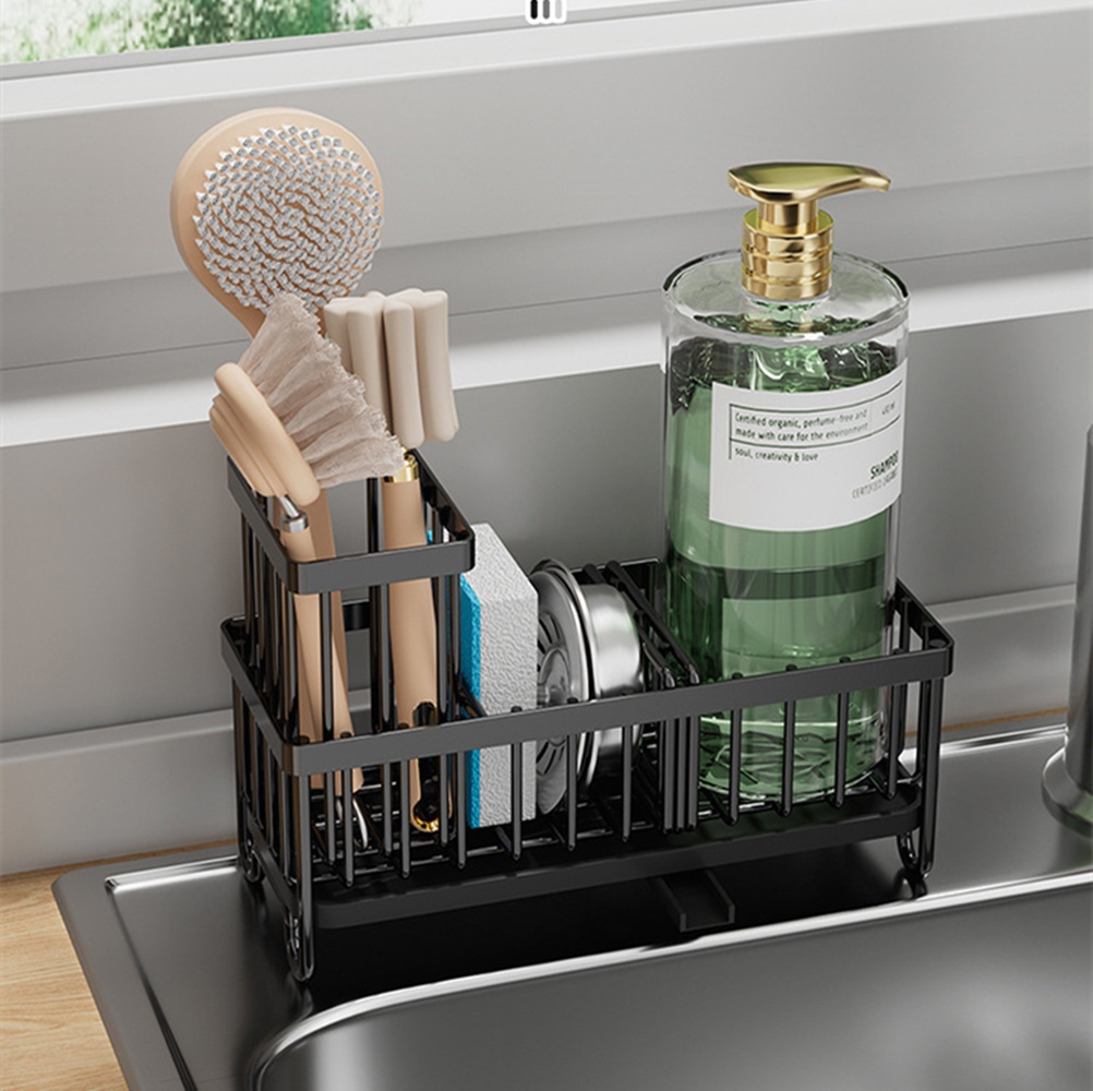 Stainless Steel Compact Kitchen Countertop Sink Caddy Organizer - Image 3