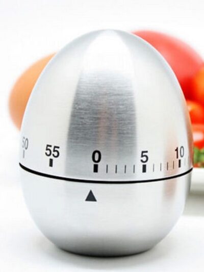 Stainless Steel Retro Kitchen Timer
