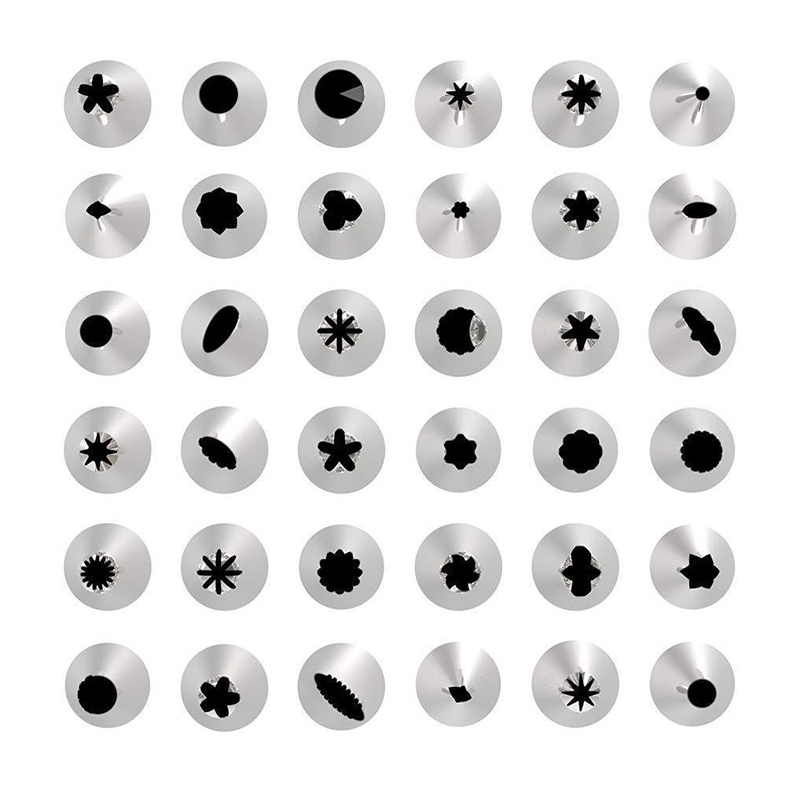 Stainless Steel Cake Decorating Piping Tips Set - Image 3
