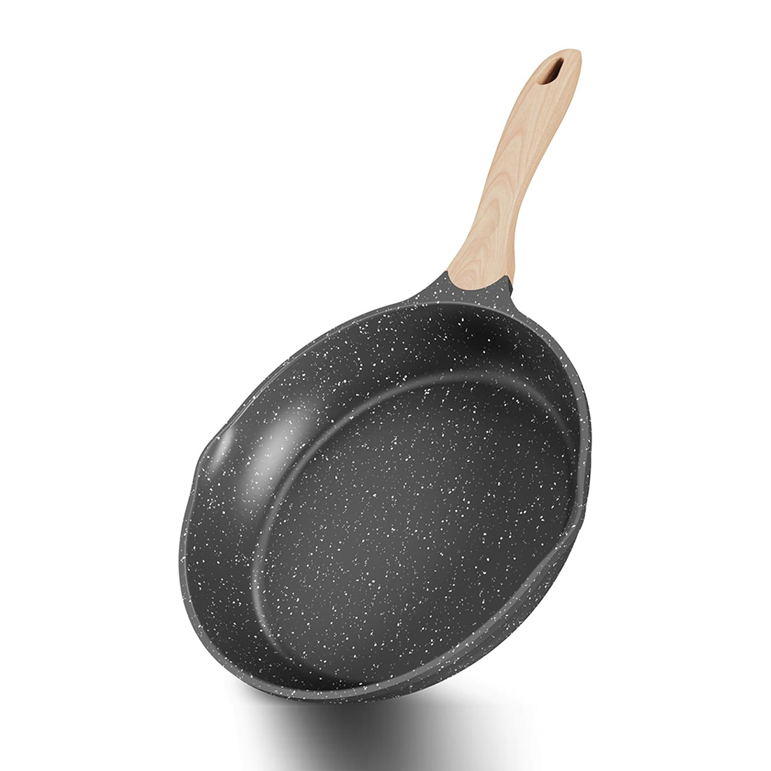 Stone Nonstick Frying Pan With Heat-Resistant Handle