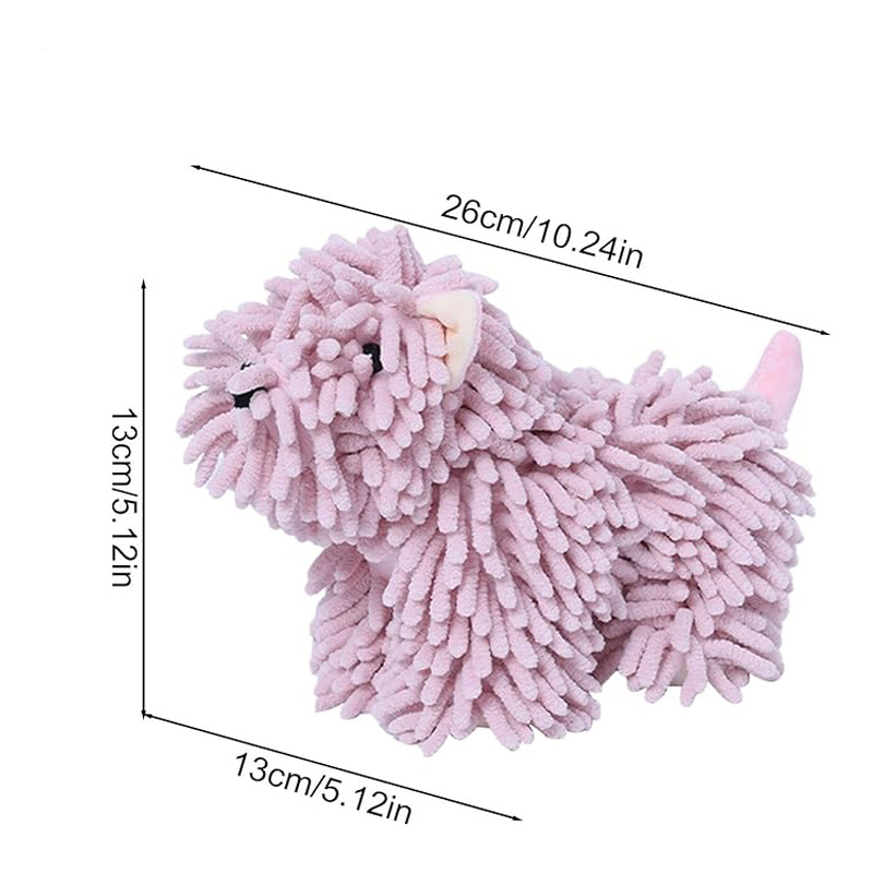 Cute Puppy Shaped Towel - Image 5