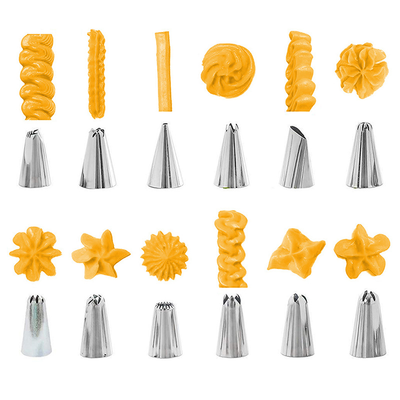 Stainless Steel Cake Decorating Piping Tips Set - Image 2